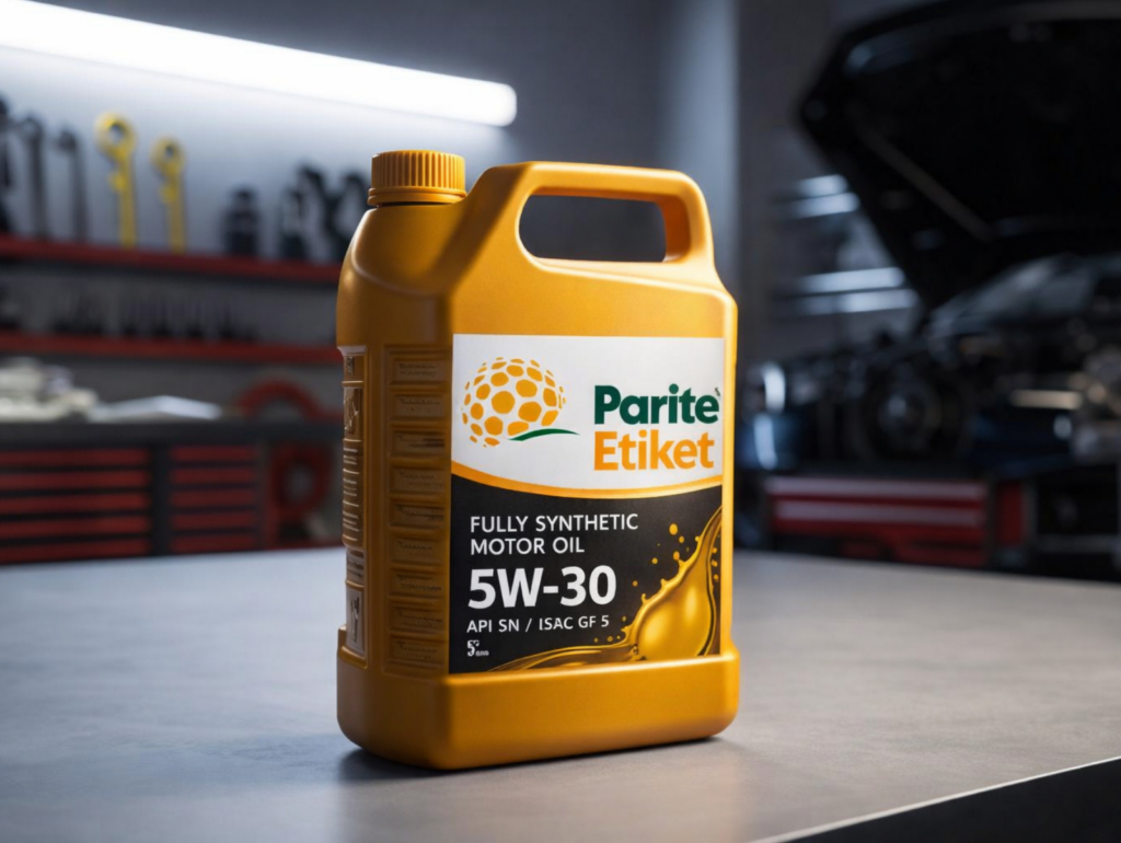 motor yağ etiketleri