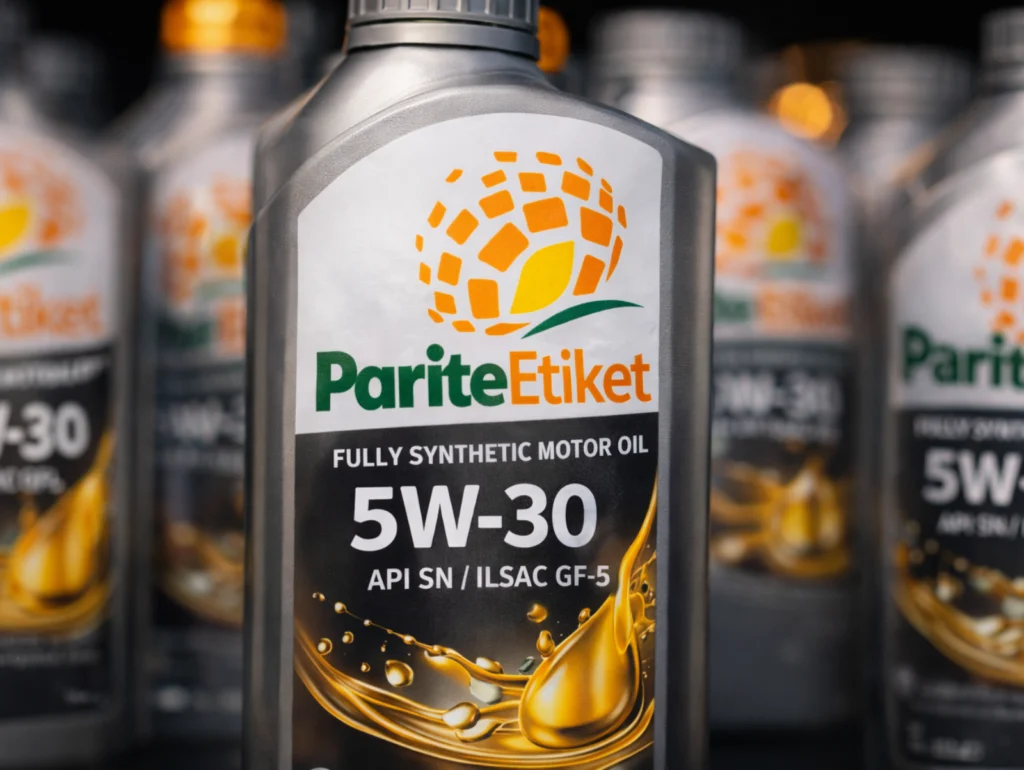 madeni yağ etiketleri