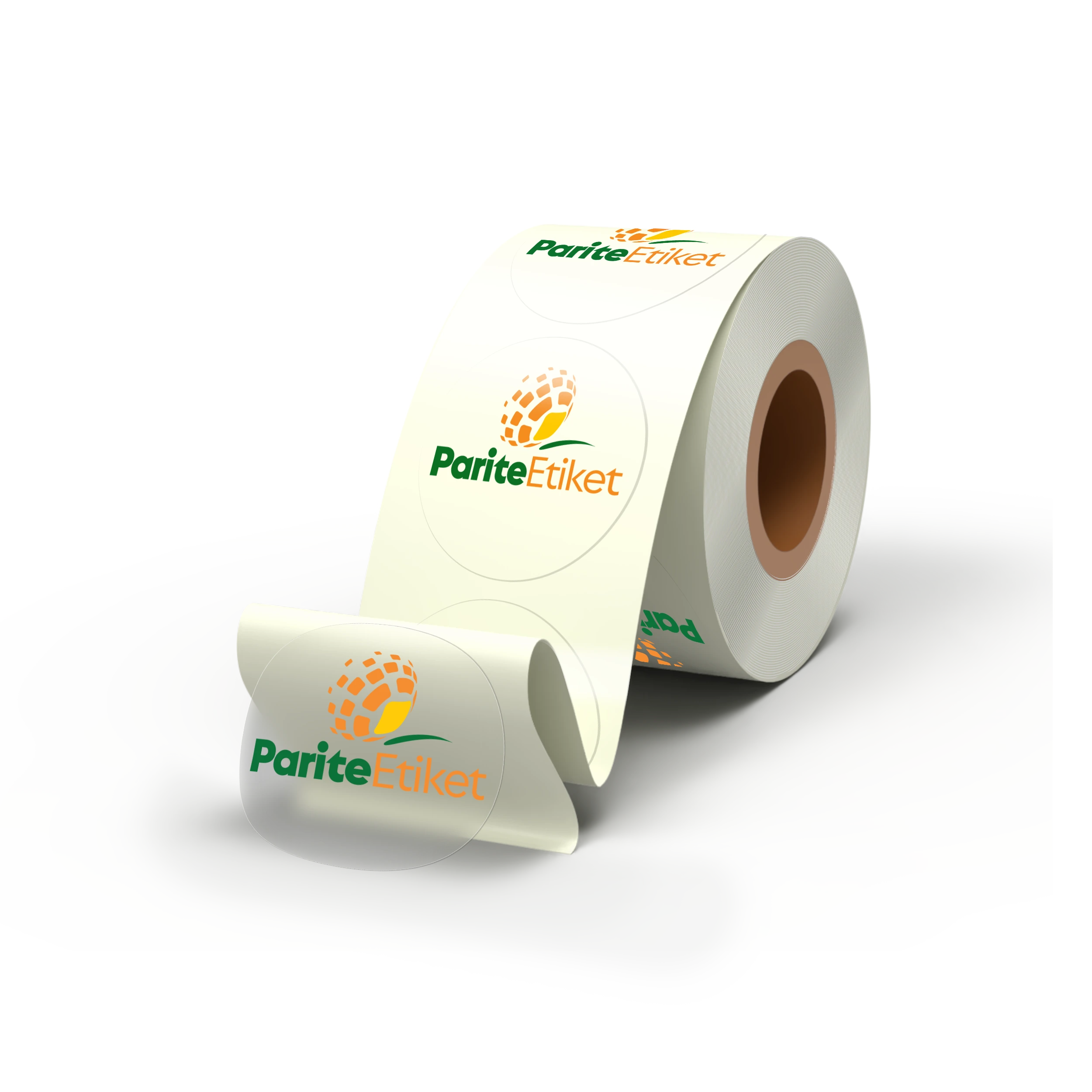 Şeffaf etiket örneği – Mersin üretimi saydam etiket tasarımı.